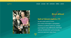 Desktop Screenshot of direct-ahead.cz