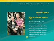 Tablet Screenshot of direct-ahead.cz
